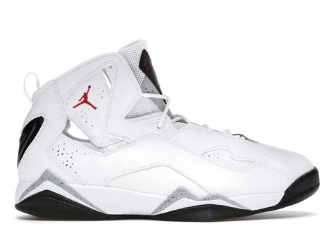 jordan true flight white cement shoes